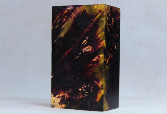 Stabilized Maple Burl Wood Mod Block